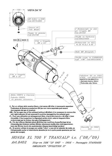 Pot échappement leovince - pot, d'Échappement