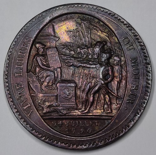 Splendide monnaie monneron 5 - monneron,