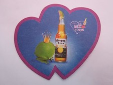 Sous-Verre De Bière CORONA EXTRA Cœurs Avec Citron Prince Couronné 2003 Japon