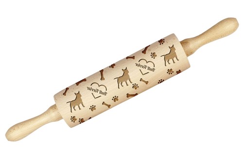 Miniature bull terrier roue - miniature,