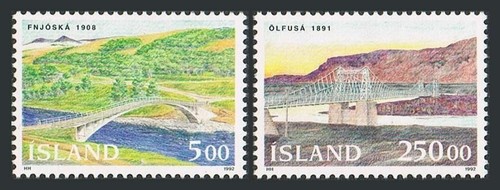 Iceland 754 755 mnh michel - iceland, 754-755,mnh.michel