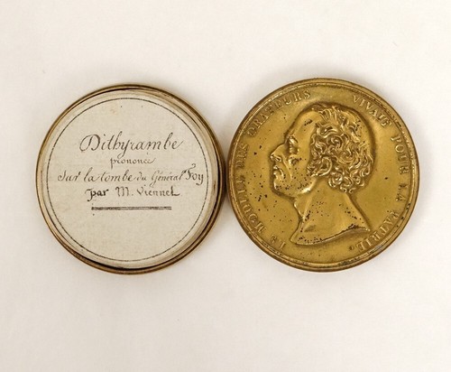 Brass box medal general - medal,