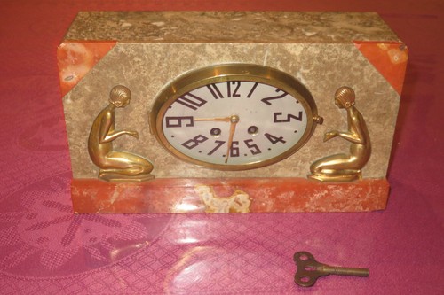 Pendule époque 1920 art - pendule,