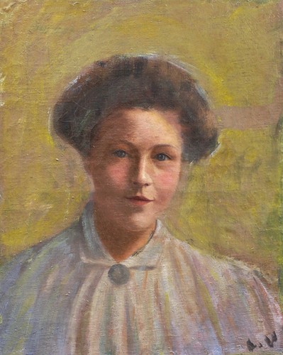 Tableau portrait jeune - , femme