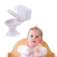 Modèle de Meubles de Maison de Poupée En Plastique Scène de Toilette de