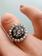 Georgian era 14K Gold diamond “Bague au Firmament” Ring