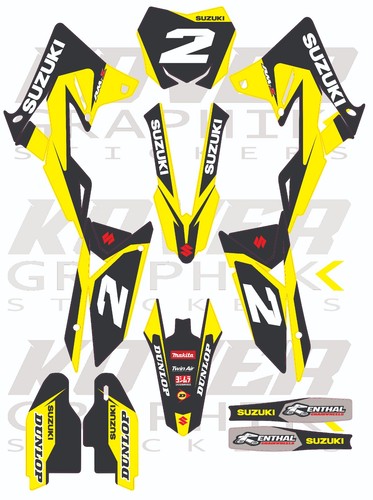 Stickers kit deco suzuki - kit,