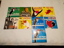 9 vinyles Disques 45t Humoriste Jean Rigaud Très Marrant Hard Vintage 60