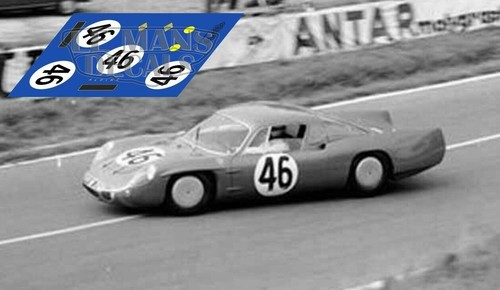 Décal alpine m65 mans - décal,