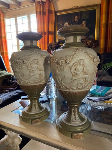 Paire vase royal dux - , bohémia