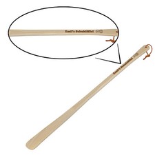 Chausse-Pied en Bois de Hêtre Huilé 63 CM Incl. Gravure Motif Numéro 1