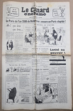Le CANARD ENCHAINE numéro