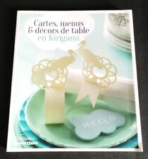 Cartes menus et décors de table en kirigami - Laurence Arnac - Marie-Claire