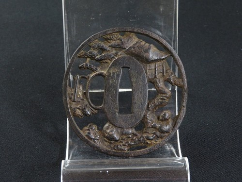 Tsuba sukashi technique katana - sukashi,