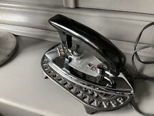 Ancien Fer À Repasser De Voyage  Électrique Vintage Thermor Complet