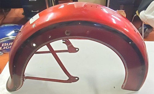 Vtg oem red harley ohv - harley, twin