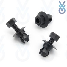 10x Clips de fixation jupe / bas de caisse  pour certains Volkswagen Passat