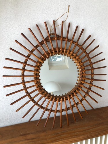 Ancien superbe miroir - ,