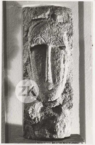 Tête pierre sculpture - en,