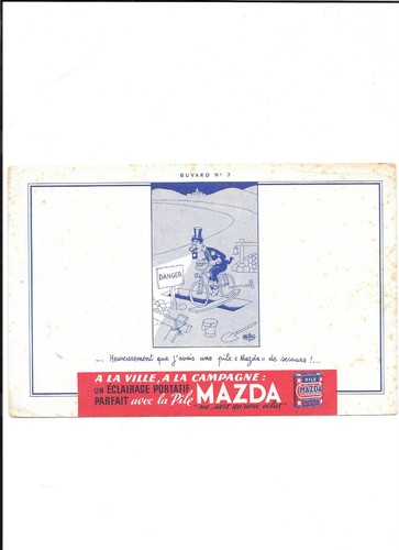 Buvard pile mazda - buvard,