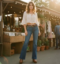 Levi's 572 Bootcut- Denim Bleu