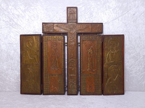 Panneaux triptyque autel - 3,
