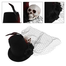 Petit chapeau bibi avec plumes