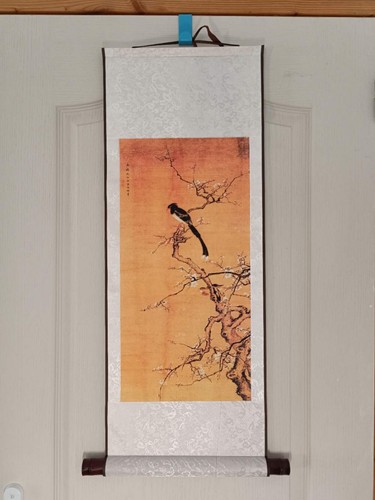 Print painting bird - print,