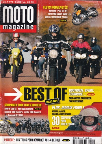 Moto magazine 213 - magazine, 1700