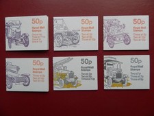 TIMBRES ROYAUME-UNI. LOT DE 6 CARNETS THEME TACOTS, COMPLETS. IMPECCABLE