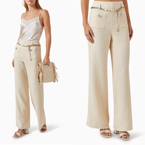 Maje tweed wide leg pant - , comes