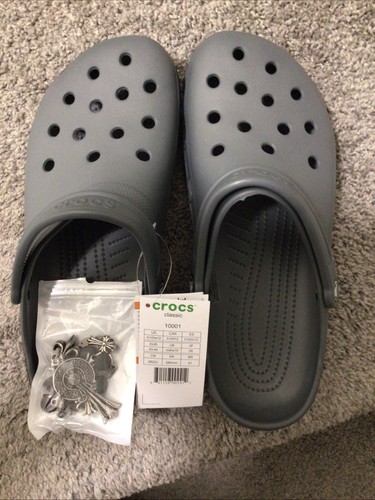 Crocs classic clog grayw12 m12 - classic,