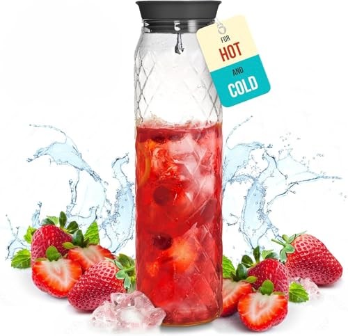 Pichet verre 1 - en, litres
