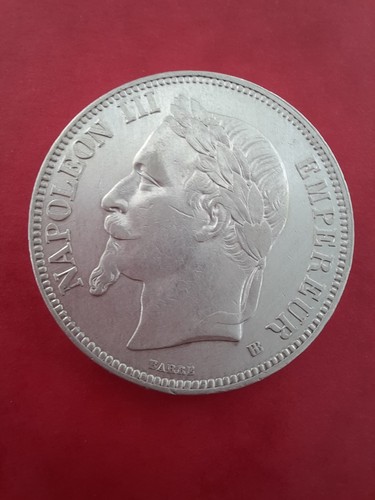 Francs 1869 argent napoléon - 5,