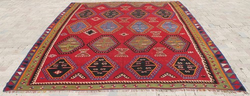 Ancien tapis turc laine bio - turc,