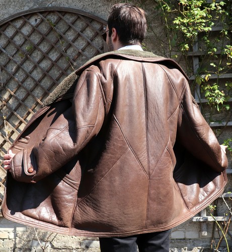 Manteau fourrure homme - fourrure,