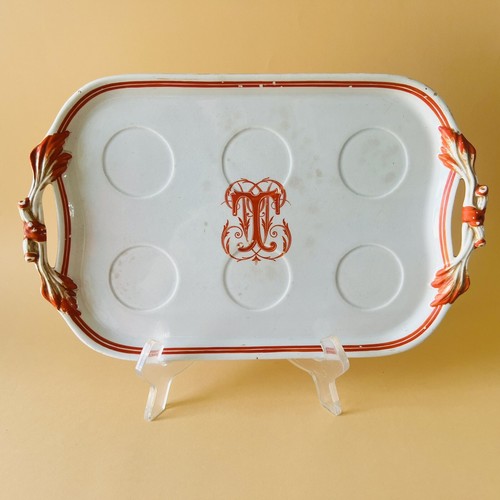 Petit plateau ancien pour pots