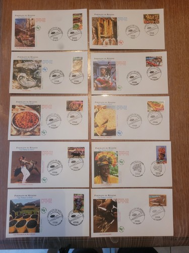 Lot enveloppes 1er jour - 10,
