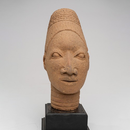 0672 sculpture yorouba terre - yorouba,
