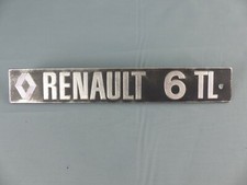 RENAULT 6 TL logo emblème