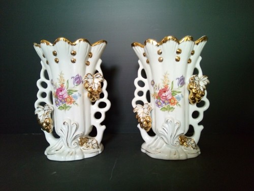 Paire vase porcelaine paris - paire,