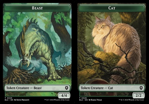Mtg commander blb token beast - mtg,