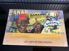 Lot de 4 set de table BANANIA