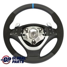 BMW X5 E70 LCI X6 E71 Volant Sport NEUF En Cuir Noir Avec Palettes En Alcantara