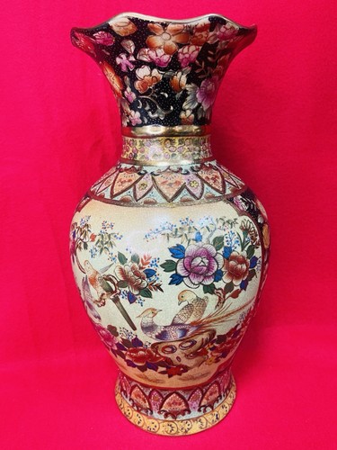 Grand vase japonais satsuma - grand,