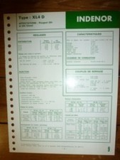 XLD4 - Fiche Technique Indenor