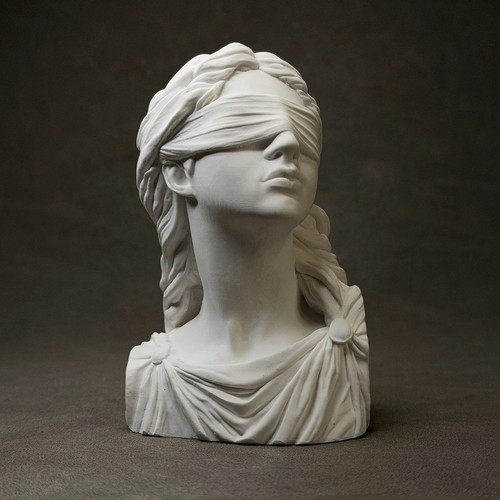 Statue buste justice de - de,