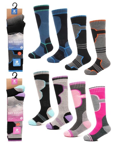 Enfants chaussettes ski - enfants,