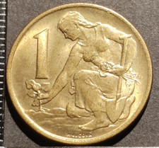 1 Koruna 1966 Tchécoslovaquie