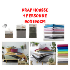 Drap housse 1 personne